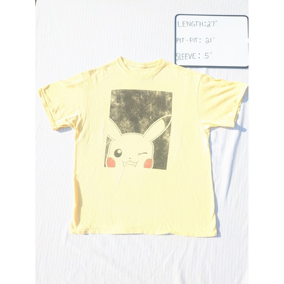 Pokemon Graphic‎ T-Shirts Pikachu Froakie Team Rocket Bundle Size Large - Picture 2 of 16